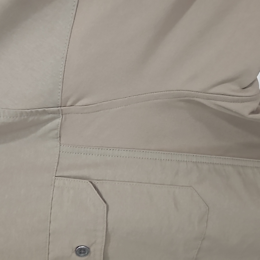 Wrangler Outdoor Man Mix Metarial Shirt Turbulance Size XL Hiking Fishing - Picture 5 of 16